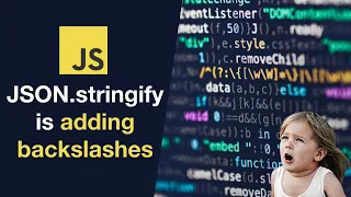 Javascript JSON stringify is adding backslashes