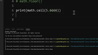 CTEC 121 math ceil and math floor