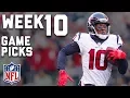 Week 10 Game Picks in Under 3 Minutes NFL Highlights