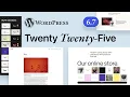 Twenty Twenty-Five WordPress Theme Demo Detailed Overview