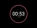 53 Second Countdown Timer iPhone Timer Style