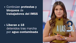 Liberan a 18 de los 39 detenidos por protesta en Guadalajara | A Las Tres: 12 de octubre 2026