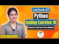 Coding Exercise for Beginners in Python Exercise 16 Python Tutorials for Beginners