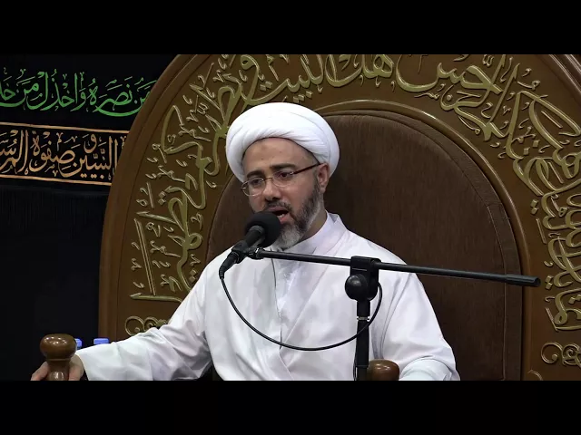 أنا مو داخله المجلس ياعمّه قولي للسجادسماحة الشيخ مصطفى الموسى