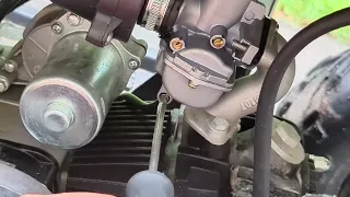 TaoTao 125cc ATV fuel system adjustments and regular maintenance