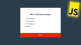 Build a Quiz App using HTML CSS JavaScript - JavaScript Project for Beginners Tutorial