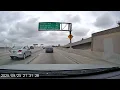 Driving the 110 Freeway South Through Los Angeles California Dash Cam