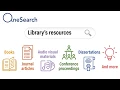 What is OneSearch