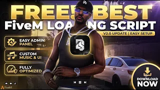 The BEST FREE FiveM Loading Screen Script 2026 Easy Setup Custom UI