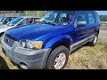 2005 Ford Escape XLS 4WD Blue