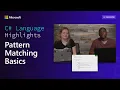 C Language Highlights Pattern Matching Basics
