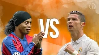 ronaldinho vs cristiano ronaldo splendid dribbling skills u0026 goals