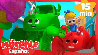 Morphle y Orphle son Monster Trucks 🚚 Caricaturas infantiles | Moonbug en Español - Morphle