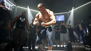 WINNING SUPERHUMAN AT SUPERLEAGUE 585x3 RAW BENCH AND 800X3 DEADLIFT 2 PRS