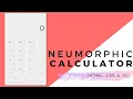 Neumorphic Calculator HTML CSS JS