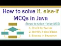 How to solve MCQs on if else if in Java
