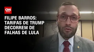 Tarifas de Trump decorrem de falhas de Lula, diz Filipe Barros à CNN | CNN 360º