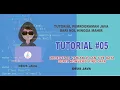 TUTORIAL MENEGNAL VARIABLE DAN TIPE DATA KONVERSI TIPE DATA DI JAVA
