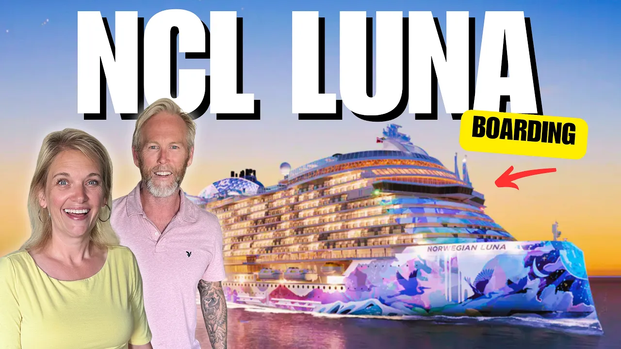 First Look 👀 World’s Newest Cruise Ship | Norwegian Luna Boarding Day!