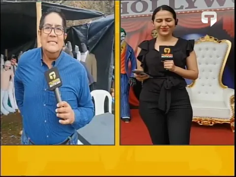 Venta y exposición de monigotes de cartón y viruta