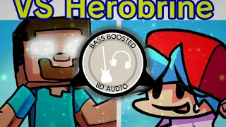 Bass Boosted Vs Herobrine Danger Friday Night Funkin 