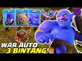 OP BANGET GOLEM WITCH BOWLER BAT SPELL GOWIBO - STRATEGI WAR TH 10 COC INDONESIA