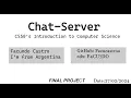 Chat-server with python socket Final project Cs50