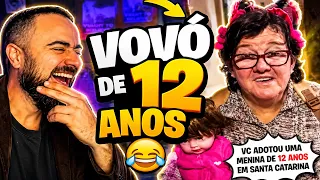 A VOVÓ QUE FINGIA TER 12 ANOS! kkkk