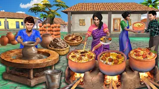 Pot Biryani Garib Kumhar Aur Dadi Ka Matka Biryani Cooking Hindi Kahani Moral Stories Comedy Video
