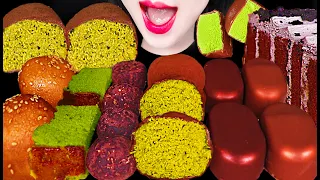 ASMR DUBAI MOCHI CHOCOLATE CAKE 두바이 모찌 초콜릿 케이크 먹방 MUKBANG, EATING