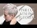 Messy Pixie Cut Hairstyle Tutorial