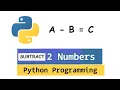 program to subtraction of two numbers Sub of 2 num