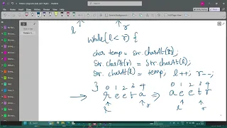 Two pointer - Pattern I reverse the string