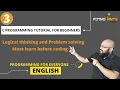 Logical thinking and Problem solving skills for programming - English
