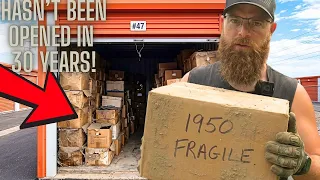 The owner paid for this storage unit for 30 years and NEVER opened it This is what s inside