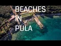 🔵 Most popular beaches and bays in Pula | Croatia Beaches | Sandy Beaches | Natural Beaches |