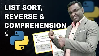 List Sort Reverse Comprehension in Python