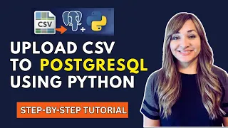 Upload CSV to PostgreSQL Using Python Insert Data Into a Table Beginner Tutorial