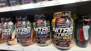Buying Creatine Whey Protein and BCAA Recovery supplements at GNC Store - Brooklyn