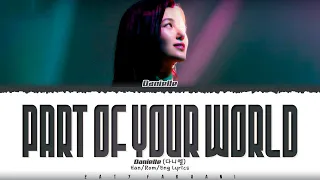 danielle part of your world the little mermaid ost lyrics color coded han rom eng 