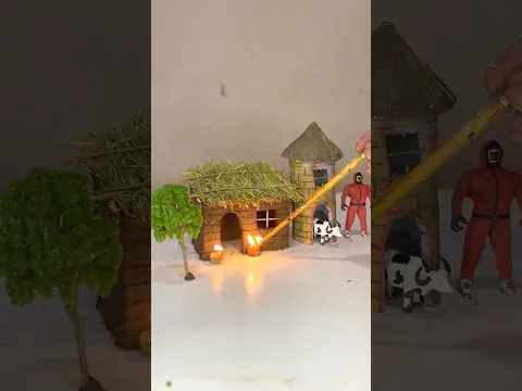 How to make a beautiful mini clay house with mini diya