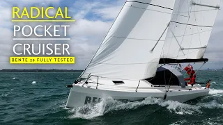 Radical Pocket Rocket in 25 Knots of Wind! | Bente 28 Review | Yachting Monthly