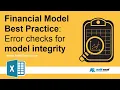 Build errors checks into ALL spreadsheets - Ensure integrity in Spreadsheet Best Practice