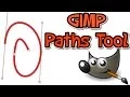 GIMP tutorial - How to use Paths Tool