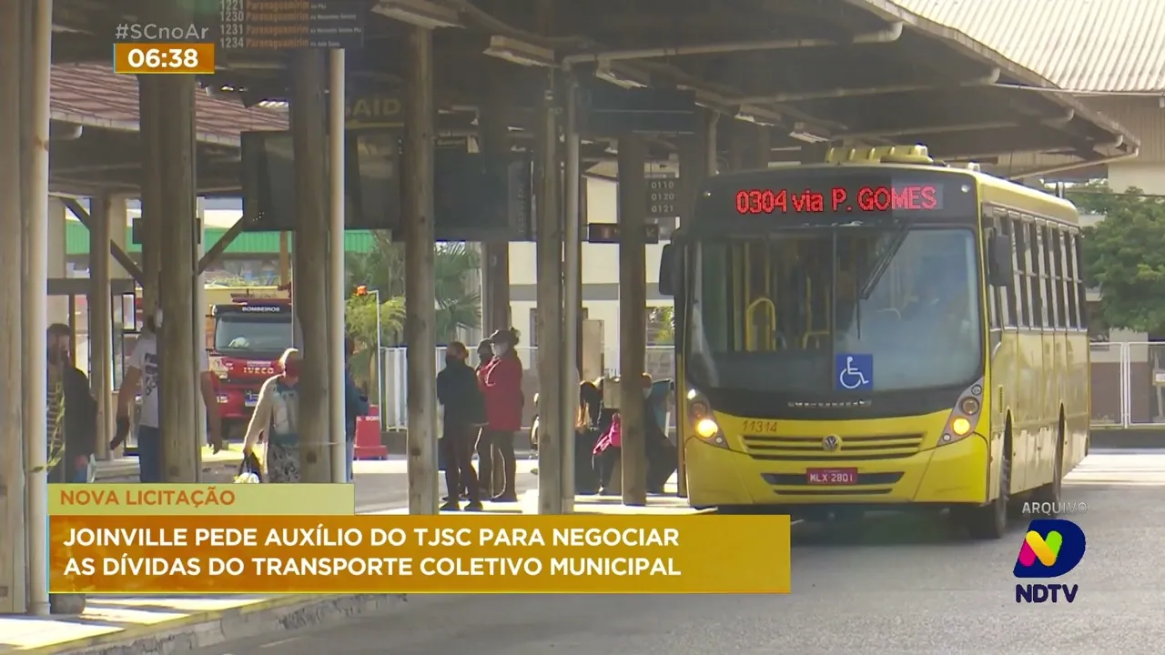 Joinville pede, na Justiça, a negociação de dívida e nova licitação do transporte coletivo
