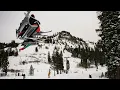 Scene where skier was killed by an avalanche at Alpine Meadows near Lake Tahoe CA