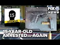 Baltimore police arrest 15-year-old repeat offender with gun