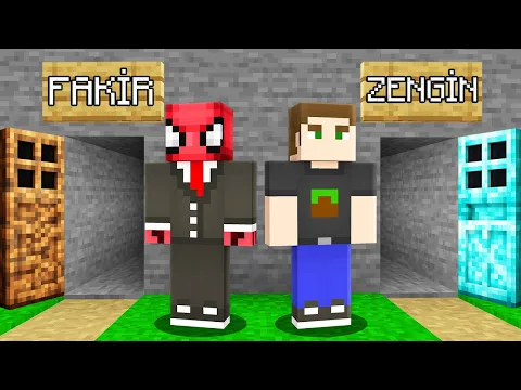 Video Thumbnail: ZENGİN VS FAKİR KAPI - Minecraft