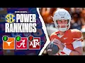 2025 SEC Power Rankings Texas No 1 Alabama vs LSU debate Texas A M an SEC Darkhorse