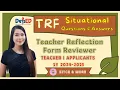 Updated Teacher Reflection Form DepEd Ranking
